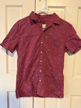 American Eagle Outfitters Short-Sleeve Button-Up